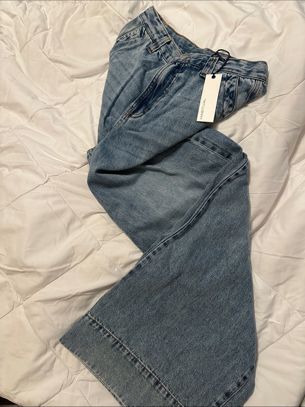 Habitual Light Blue Wide-Leg Jeans